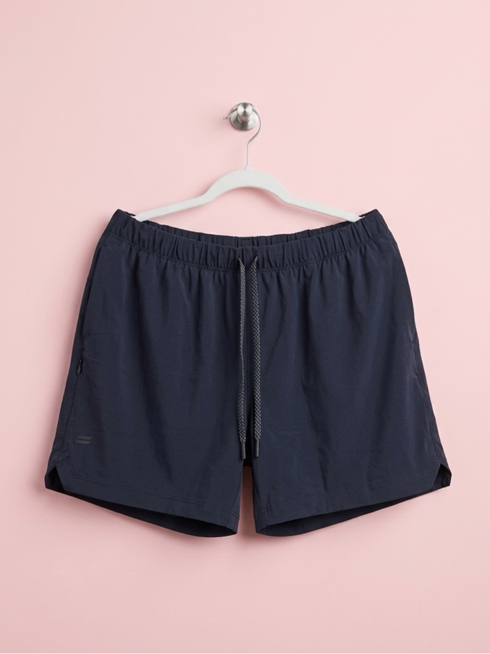 Men's Black Performance Drawstring Shorts